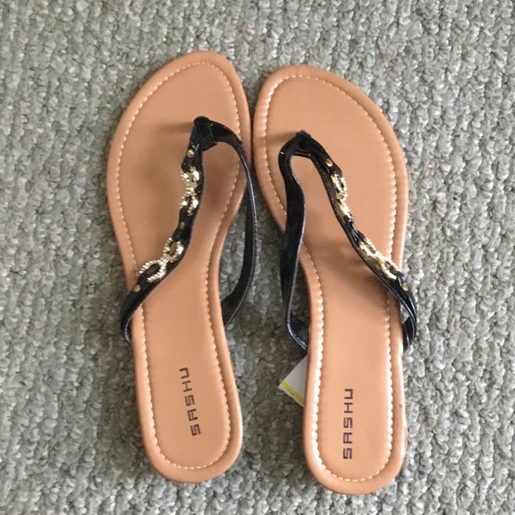 size 12 womens bling flip flops